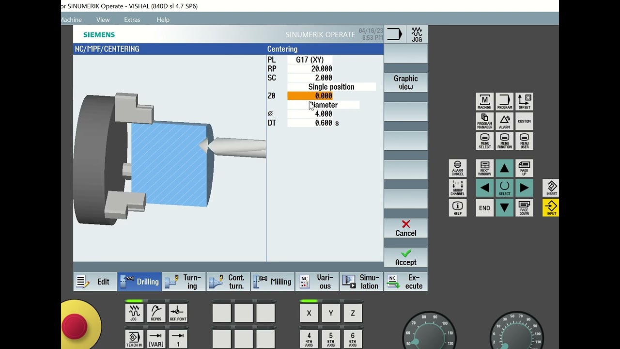 Centering Cycle | Turning | Siemens
