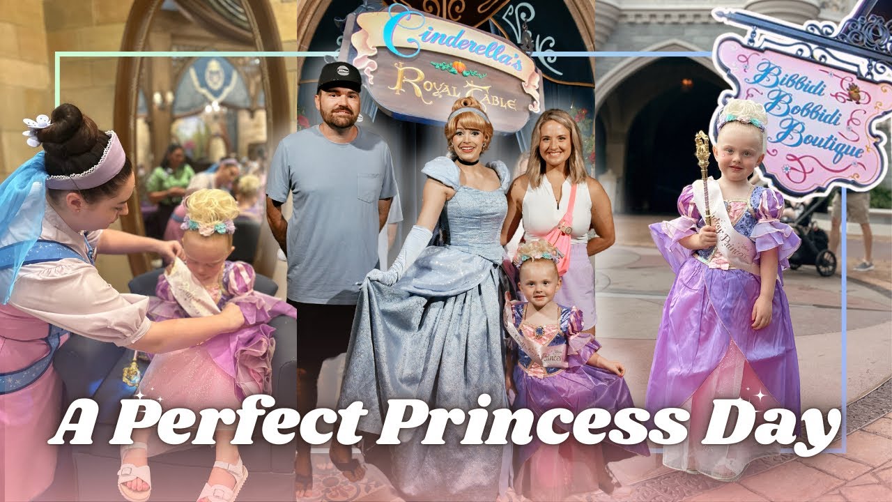 👑 Disney World PRINCESS Experience: бутик Bibbidi Bobbidi и видеоблог «Королевский стол Золушки»