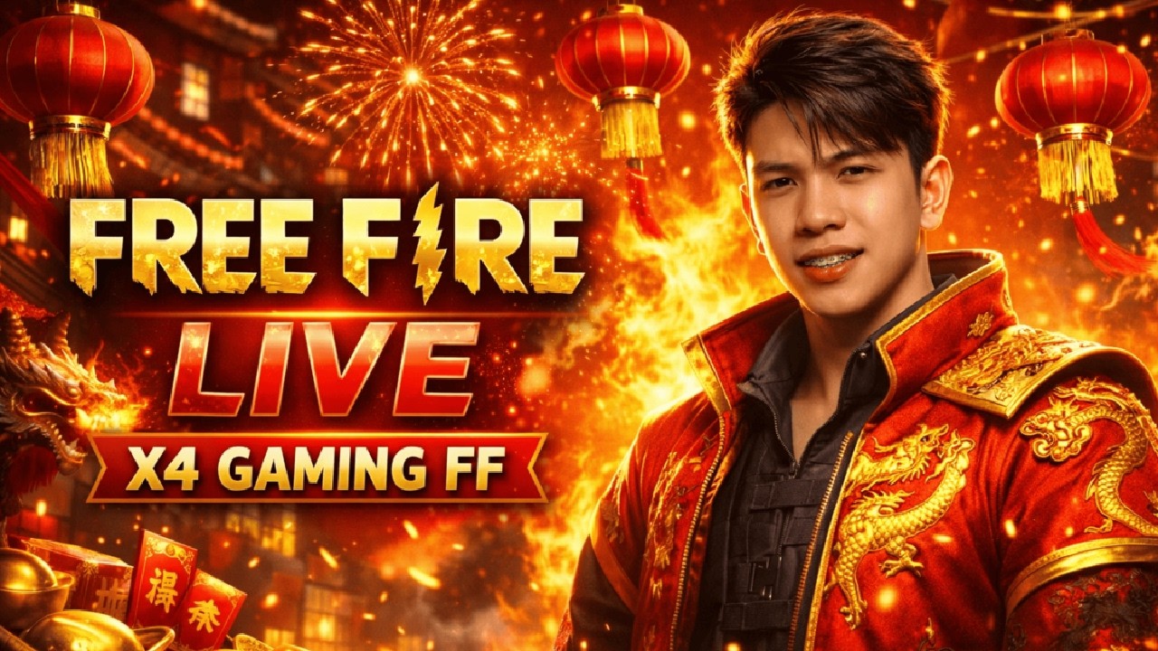 LIVE NOW 🔴 FREE FIRE ចិន 🧧🔥 | X4 GAMING FF
