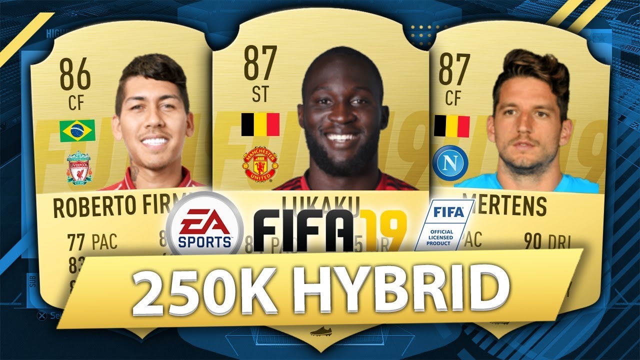 INVINCIBLE 250K HYBRID! FIFA 19 SQUAD BUILDER