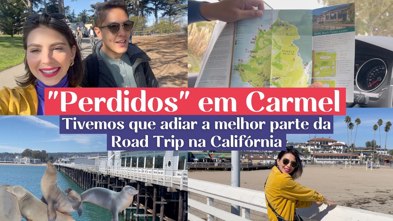Não sabíamos O QUE FAZER em CARMEL e encontramos um LUGAR PARADISÍACO sem querer 😱 #viagemcalifornia