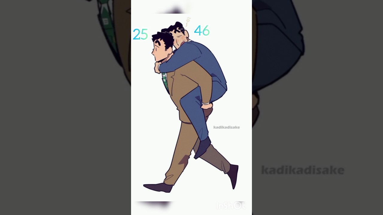 The bond of Shin-chan and his dad 💞♾️ #shinchan #twinsistervlog #trending