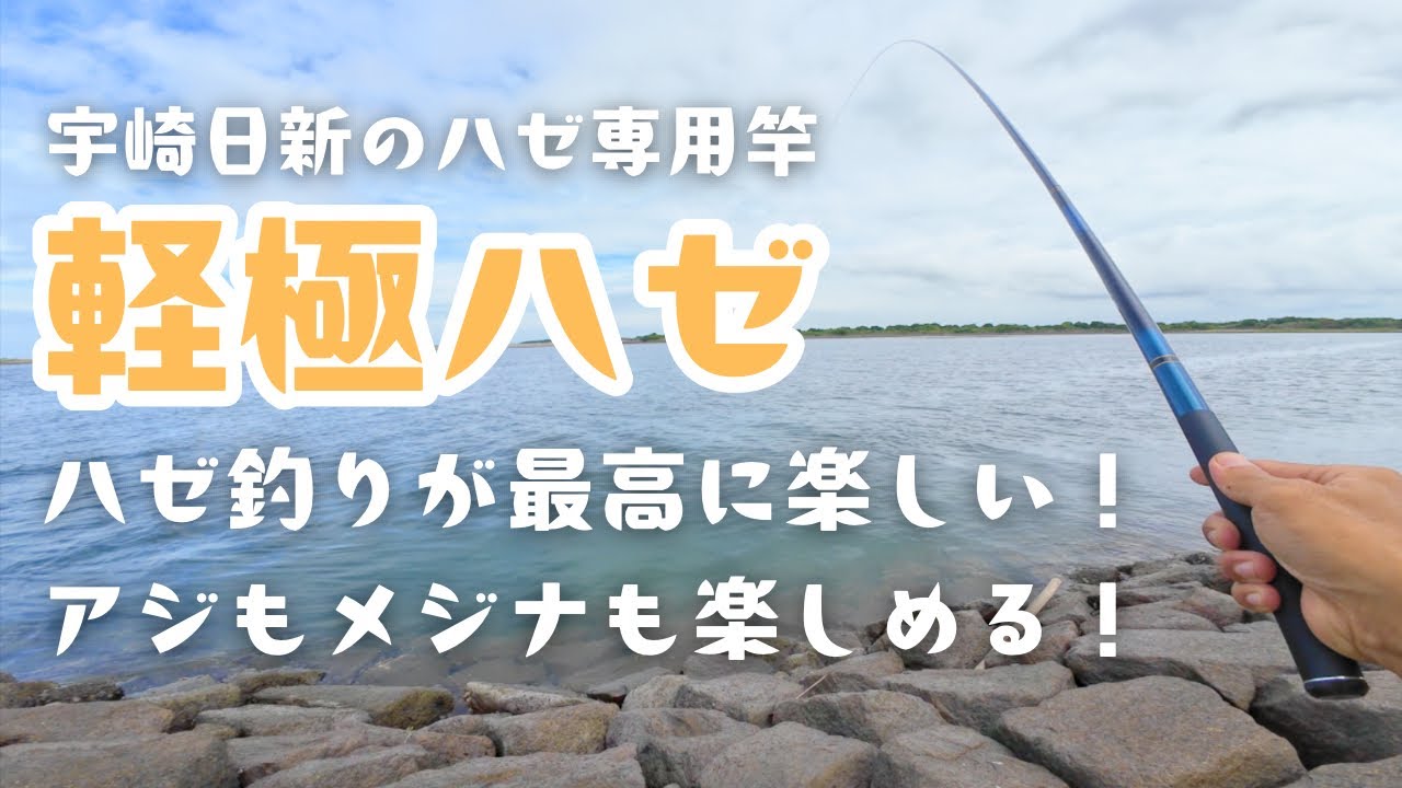 軽極ハゼをレビュー、ハゼ釣りもメジナ、アジ釣りも楽しい竿