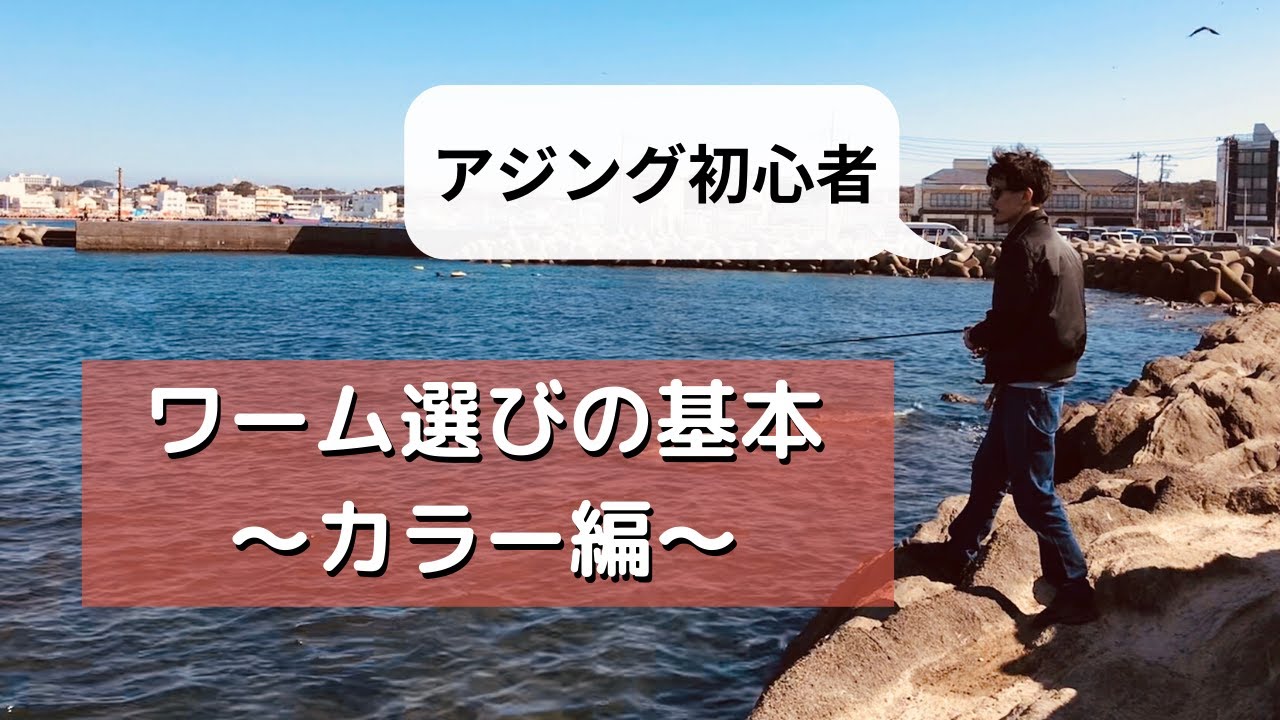 【アジング】ワーム選びの基本！初めに選ぶべき色とは！？【初心者向け】