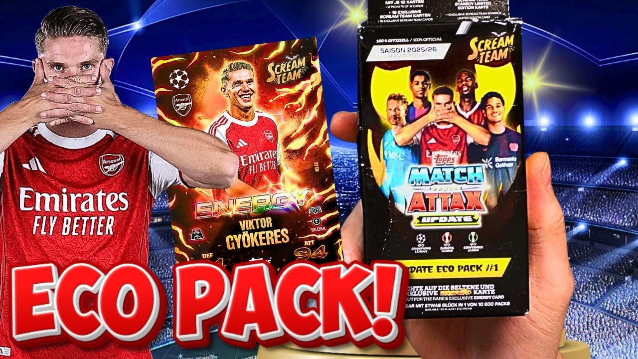 SCREAM TEAM ECO PACK 😱🔥 TOPPS MATCH ATTAX CHAMPIONS LEAGUE 2025/26