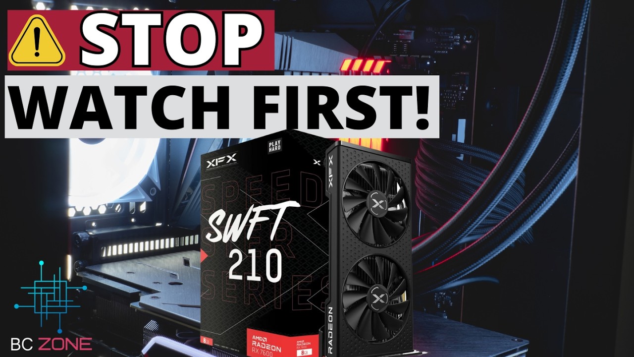 Обзор видеокарты XFX Speedster SWFT210 Radeon RX 7600 ✅ Стоит ли она своих денег?