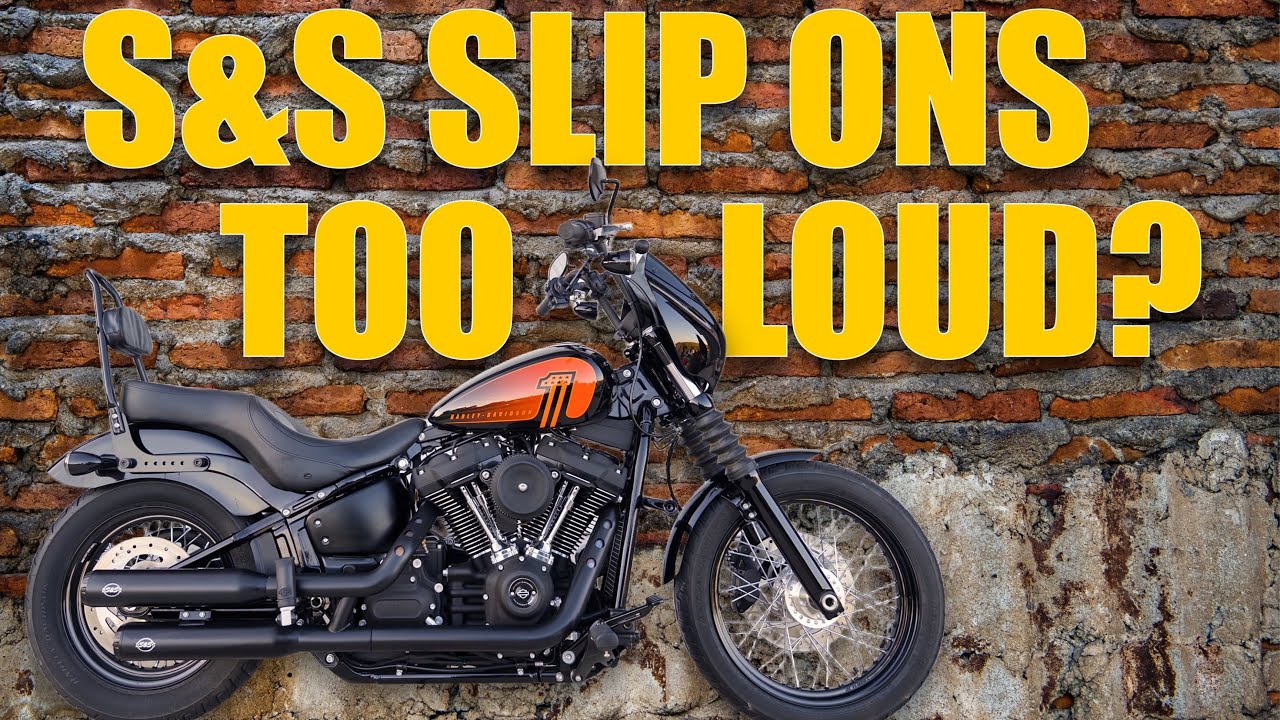 Harley Davidson - Street Bob - S&S GRAND NATIONAL SLIP ON EXHAUST