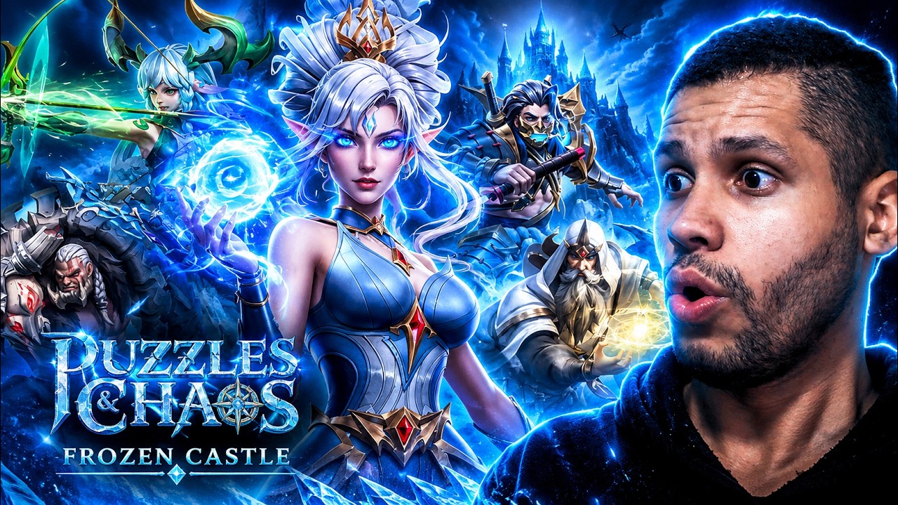 PUZZLES & CHAOS: FROZEN CASTLE – TESTEI ESSE NOVO JOGO MOBILE DE ESTRATÉGIA E PUZZLE