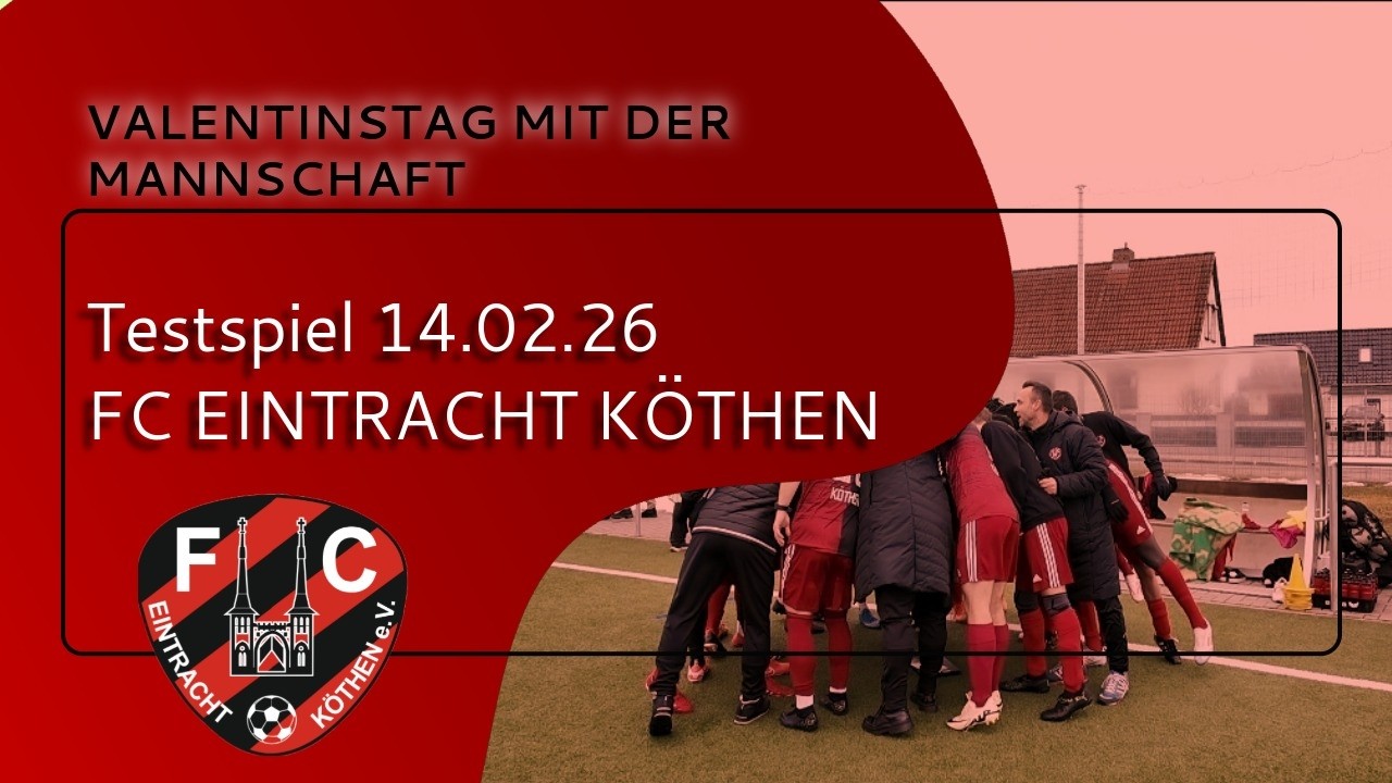 Valentinstag mit der ❤️🖤Mannschaft - FC Eintracht Köthen ❤️🖤
