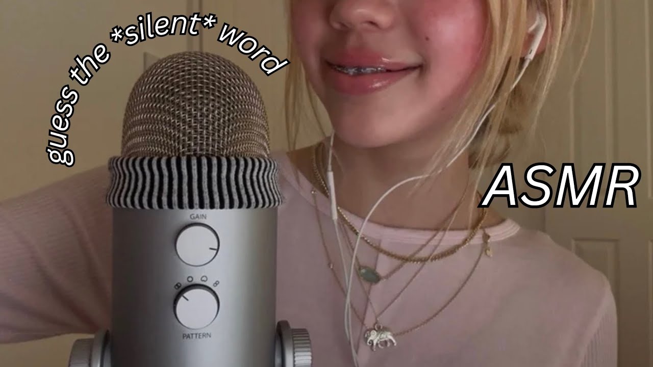 ASMR guess the silent word!