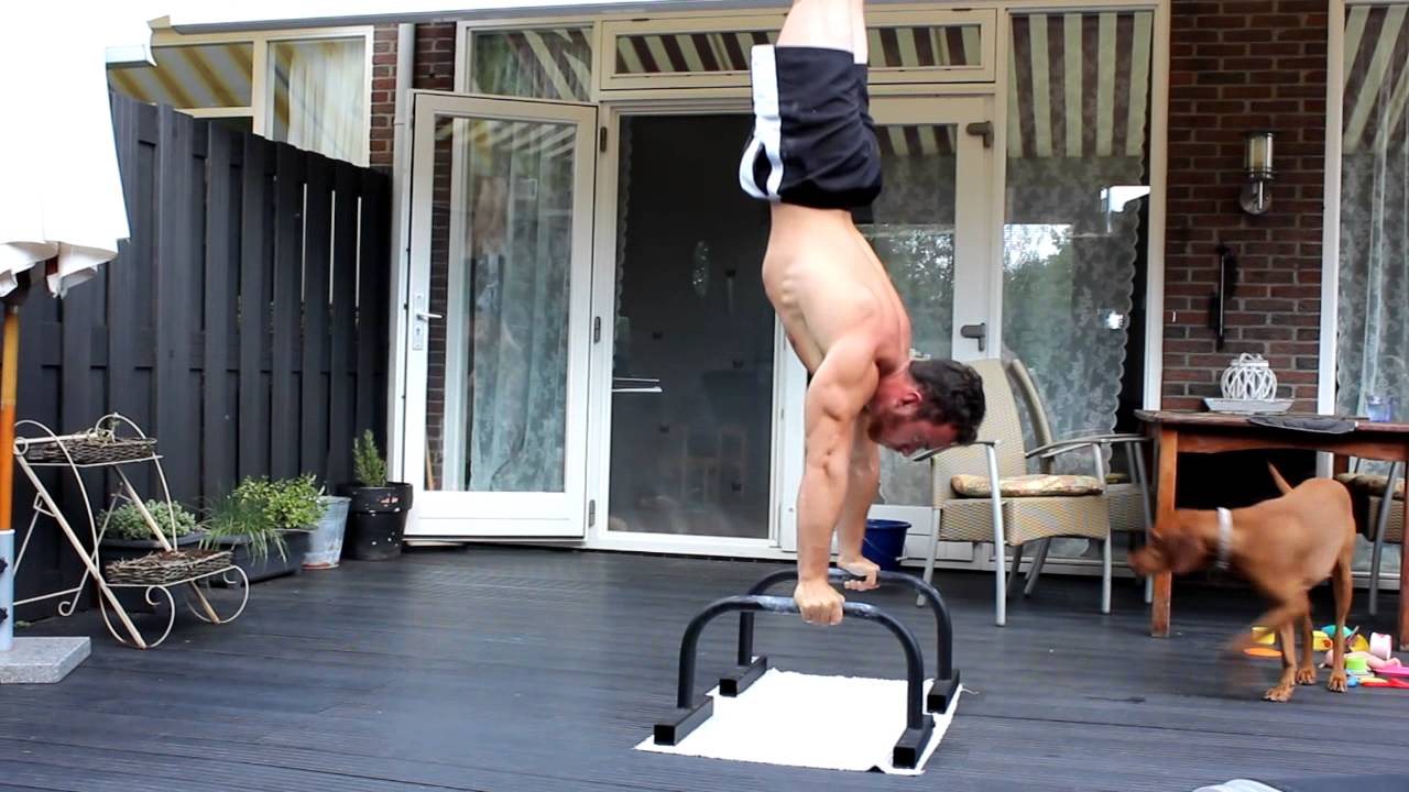 10 90 Degree Push-ups World record at 90kg BW!