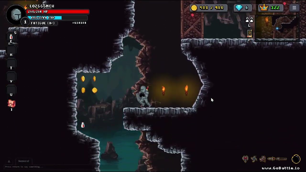 [Go Battle.io] Noob to Pro part 2: cave