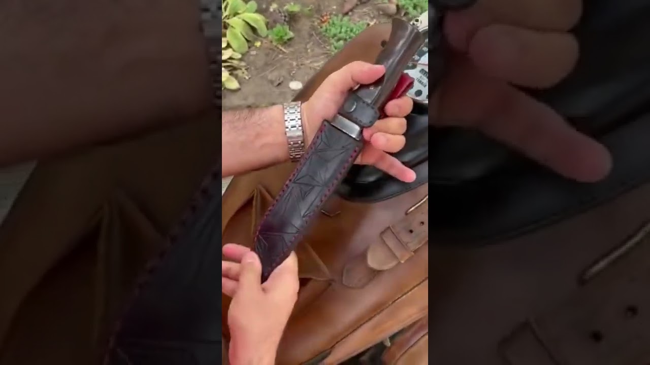 Самый красивый нож своими руками. Такой нож вы точно не видели!