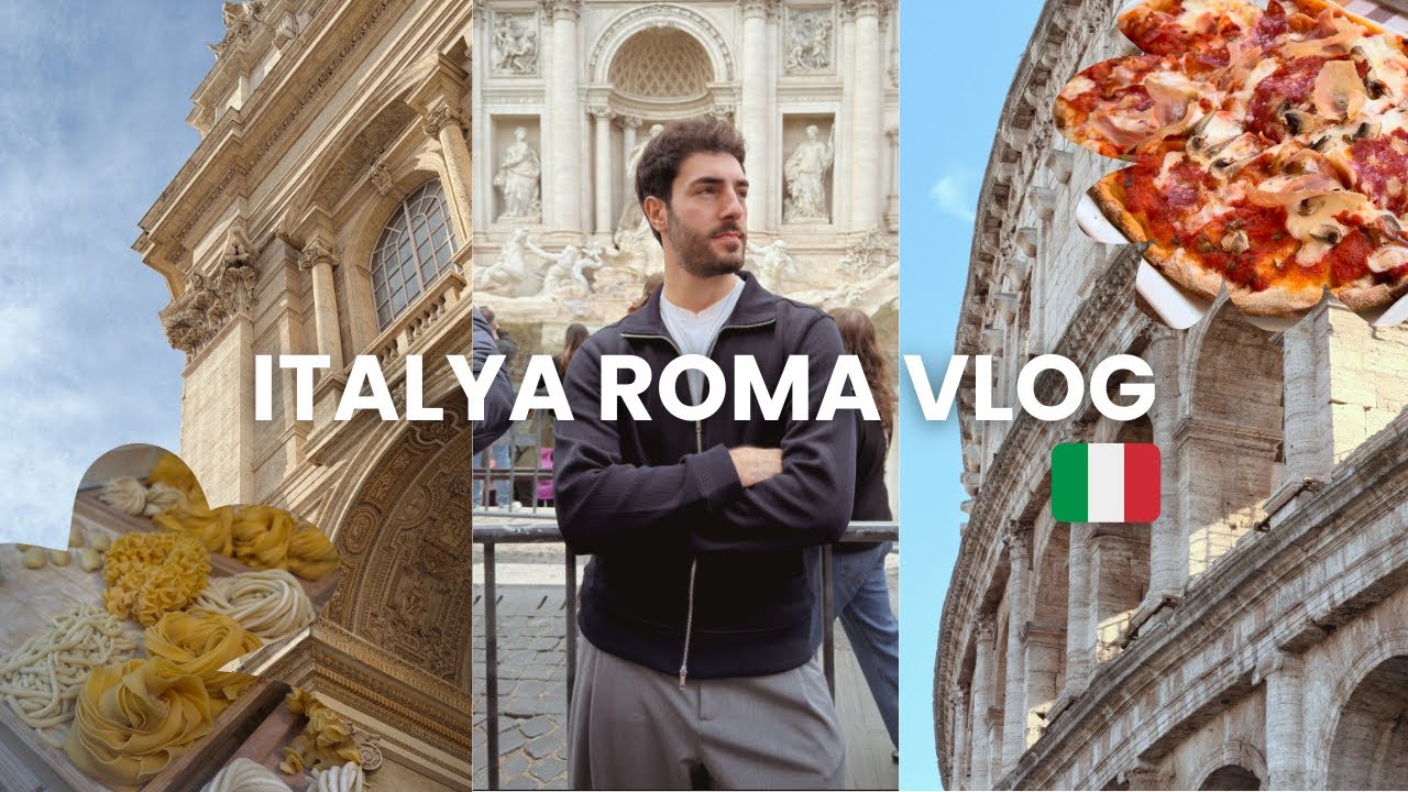 Roma’ya İlk Kez Geldim | Sokak Sokak Roma Vlog 🇮🇹