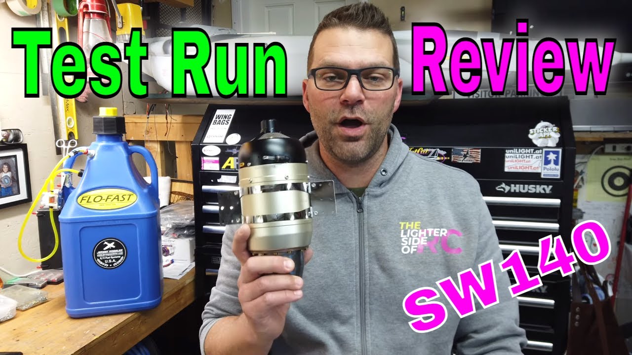 SWIWIN SW140B MICRO TURBINE - Unboxing, Test Runs and Review, Jet