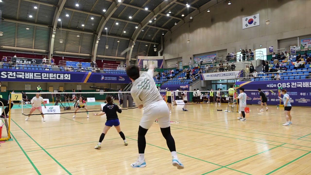 [준결승]2023 제10회 OBS 전국 배드민턴 대회 30혼복A 조명훈 정혜수 VS 노준경 박해영