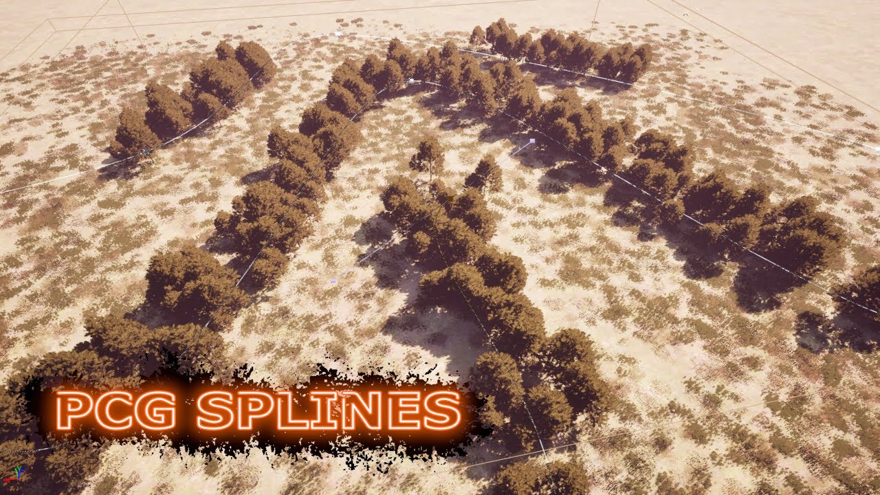 Creating PCG Splines in Unreal Engine