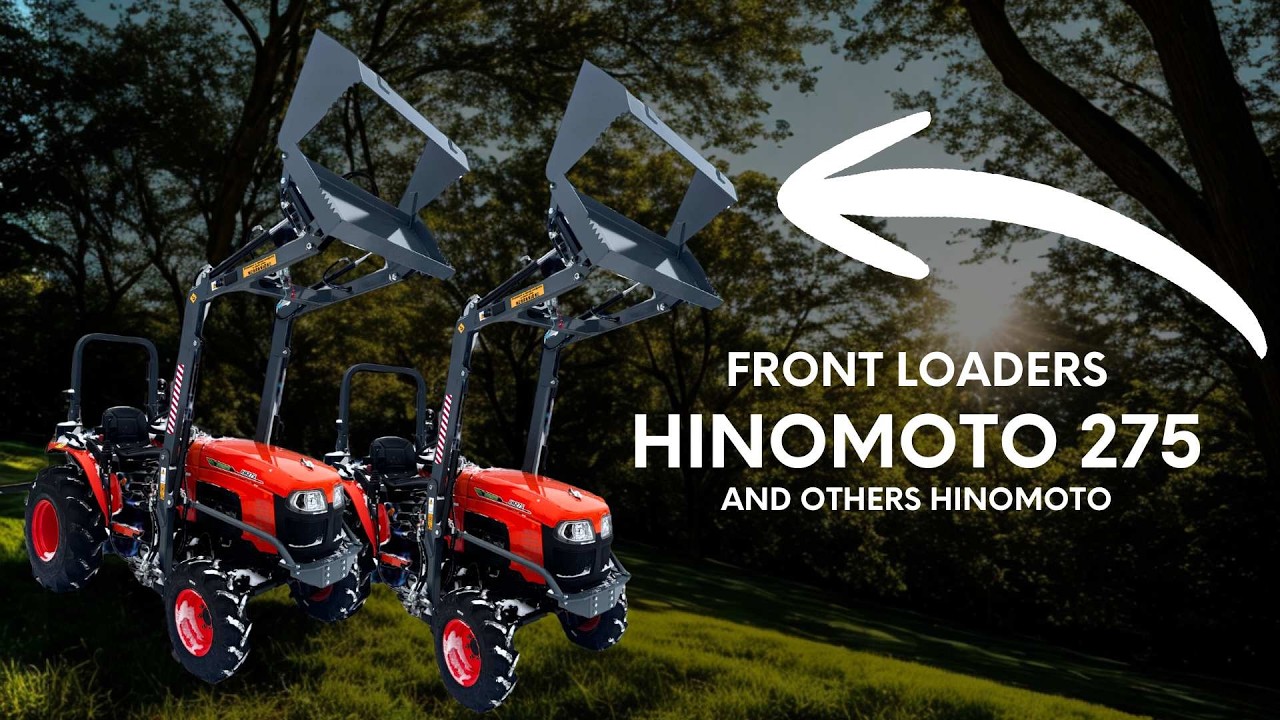 Front loaders for Hinomoto 275 and other mini tractors – AGRO-TUR manufacturer