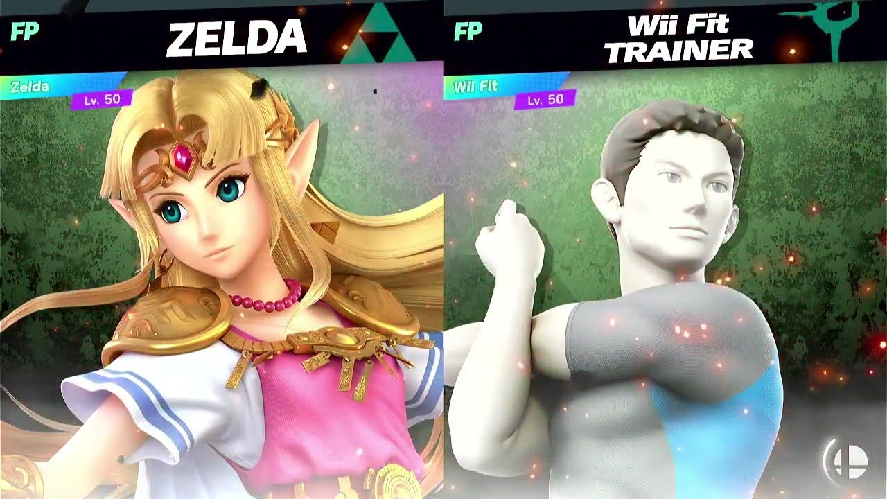Super Smash Bros Ultimate Amiibo Fights Zelda vs the World EX vs Wii Fit