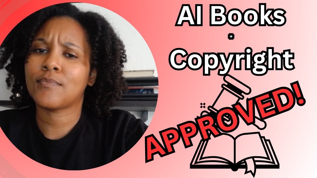 CAN YOU COPYRIGHT YOUR AI BOOKS NOW? YES! WELL ... KINDA?