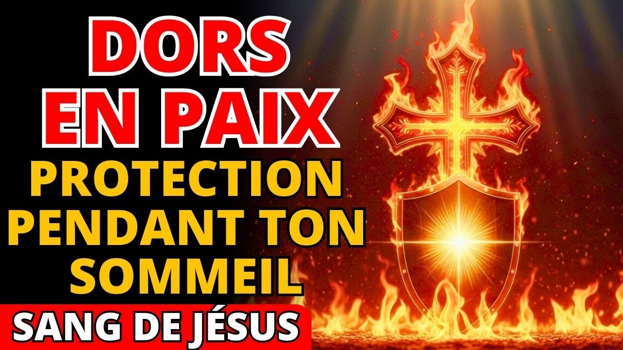 🩸 Manteau de Protection Nocturne : Le Sang de Jésus vous BLINDE, vous et votre maison, de 22h à 6h