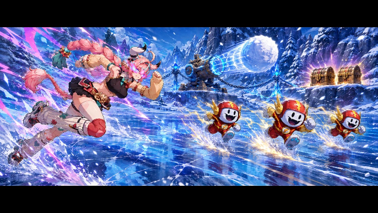 Hard Race | Snezhnaya | Jack Frost | 2 Common Chest | Challenge | Snowball Launcher | Genshin Impact