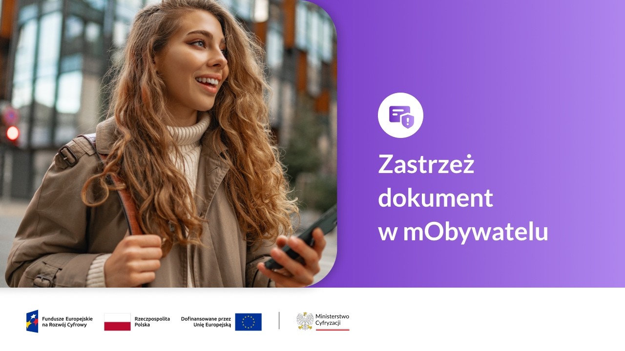 Zastrzeż dokument w aplikacji mObywatel – film instruktażowy