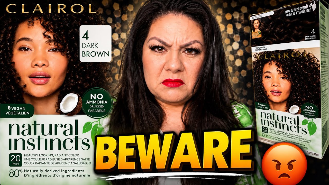 Clairol Natural Instincts Hair Dye, 4 Dark Brown Hair Color Full Review. Does It Cover Gray Hair?
