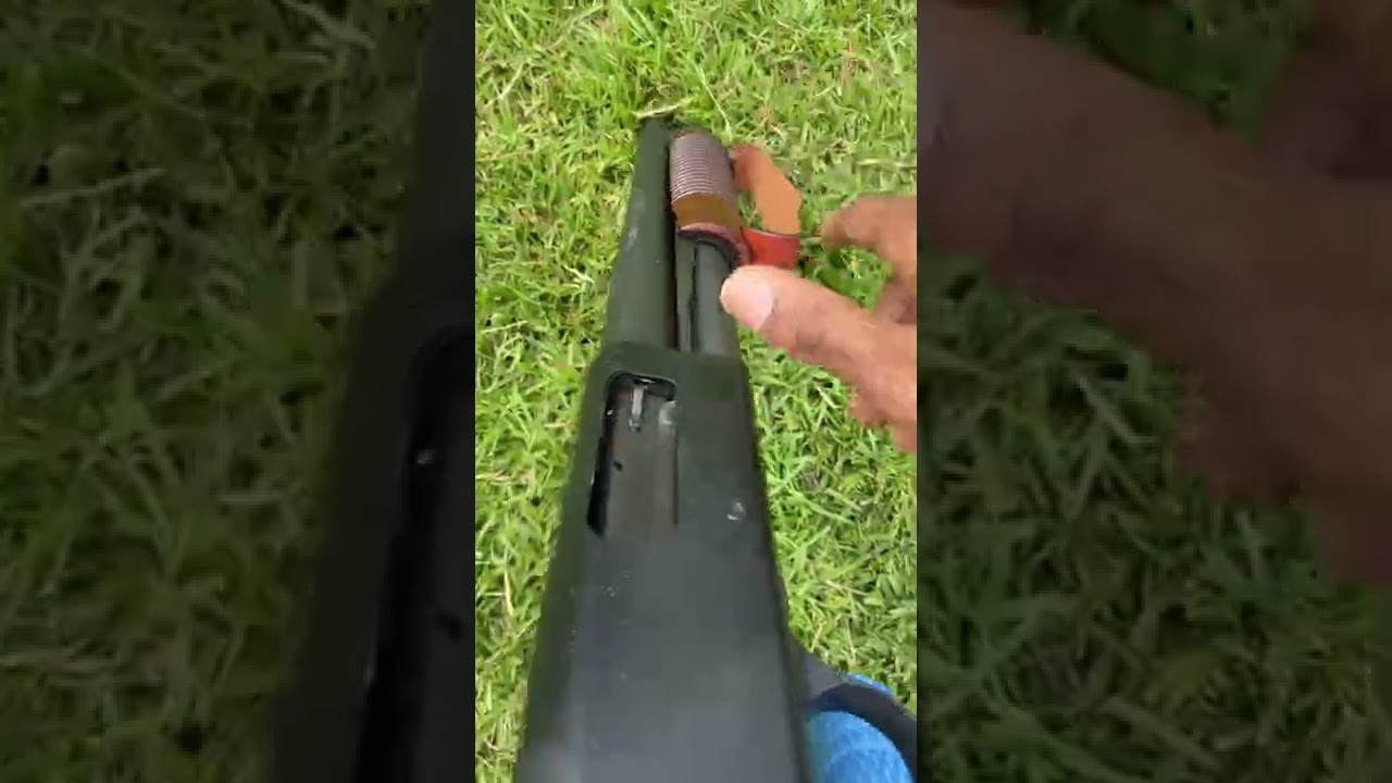 Mossberg Shockwave Slug vs Watermelon 🍉 #shorts #viral #trending