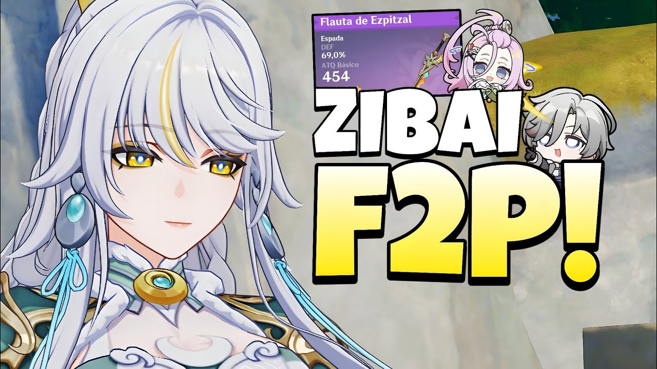 Zibai F2P É BIZARRO DE FORTE!! Genshin Impact