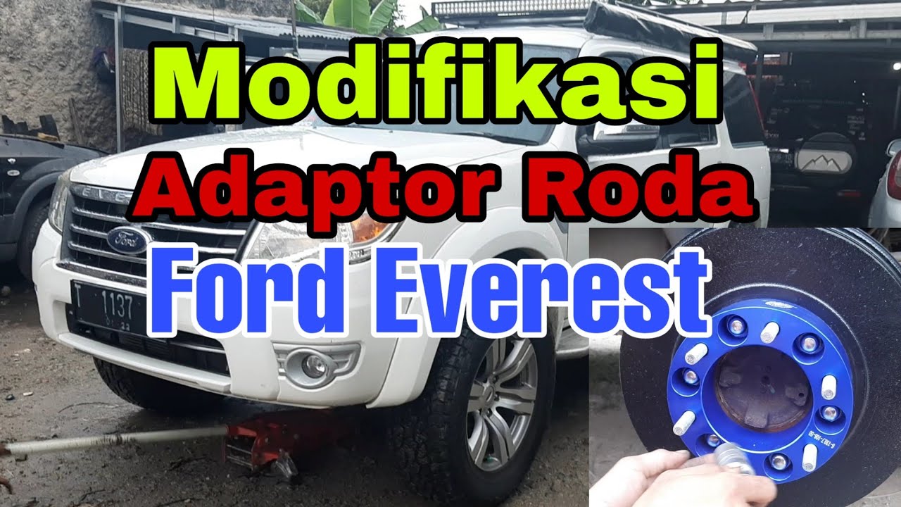 Modifikasi Macho, gagah mobil Ford Everest & Ranger, pasang adaptor dan torsi Roda ||OLI HITAM ||V17