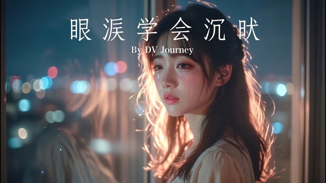 眼泪学会沉默｜她没哭，但很痛｜DV Journey ｜Full Lyrics Pin Yin