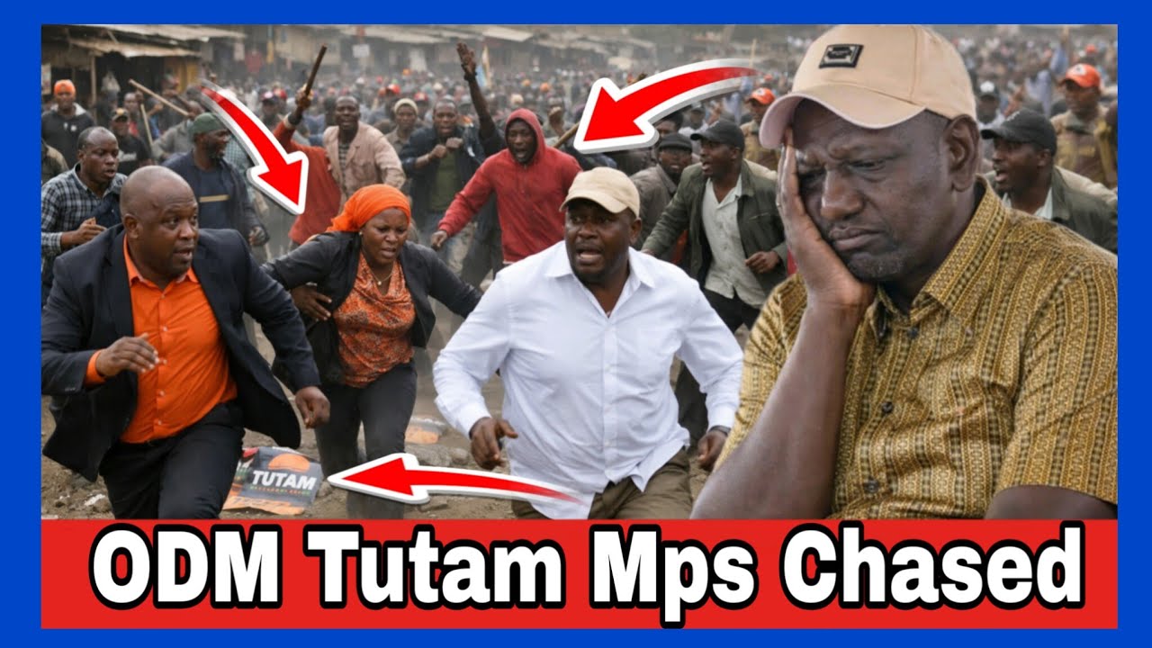 ODM mps forced to Flee for their lives after crowd turned against them for trying to sell Ruto Tutam