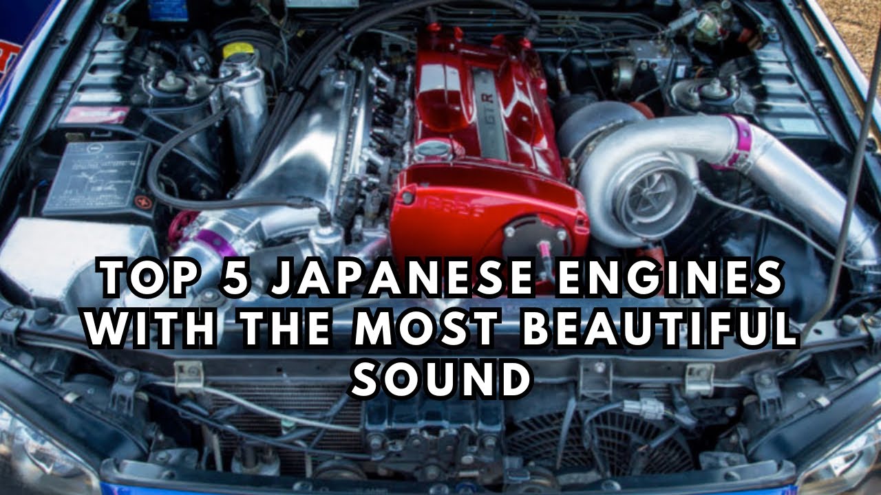 Top 5 Japanese engines with the most beautiful sound | Motor Show + Special Bonus Engine!