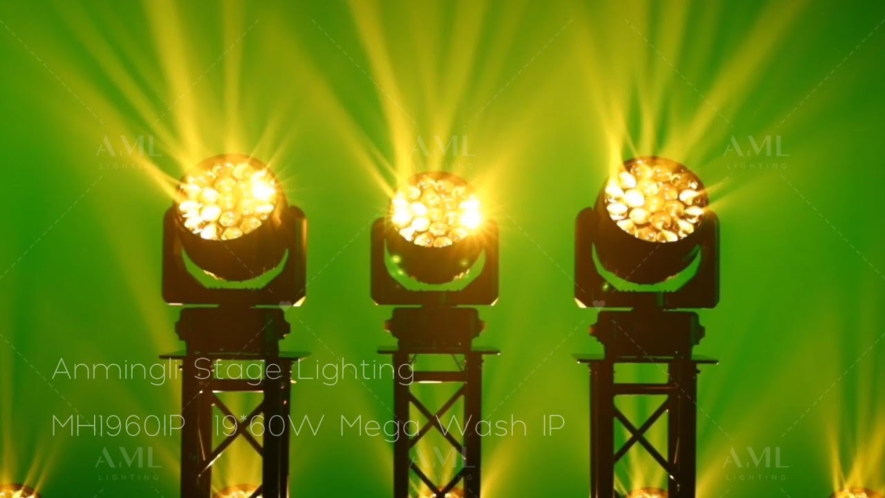New Arrival Wash Big Bee eye 4in1 LED Moving Head IP65 Outdoor waterproof MH1960IP Mega Wash IP