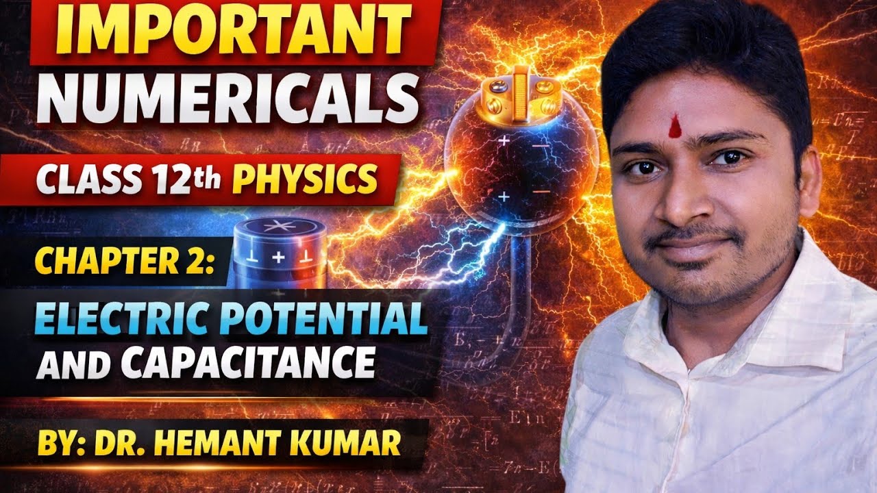 Class12 physics chapter 2 important Numericals 
