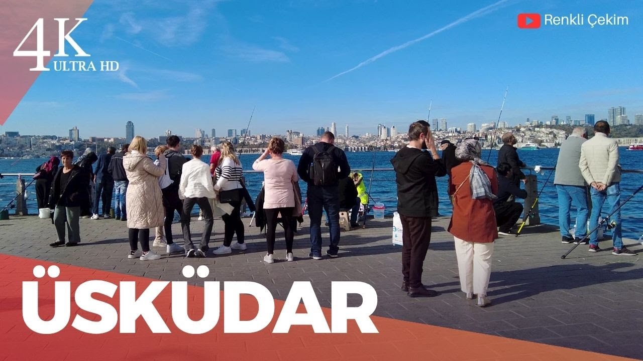4K Üsküdar İstanbul City Center Walking Tour | Türkiye 2025