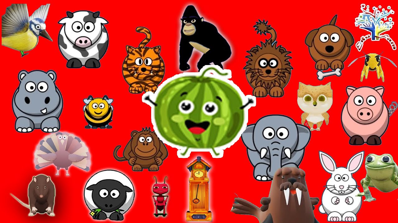 🦁🐘 Animal Sounds Song! | Learn Animal Names and Noises! 🎶✨| Live 1 Hour | EduFam