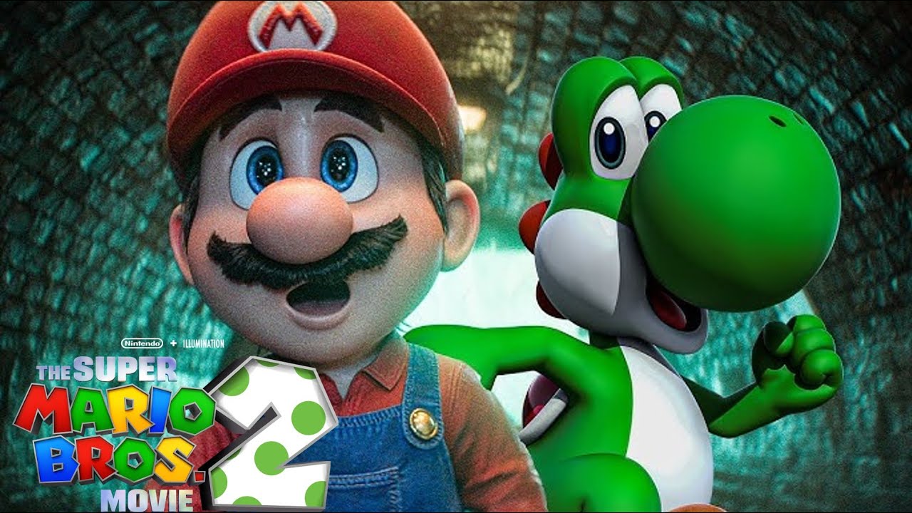 SUPER MARIO BROS 2 LA PELICULA : Luigi y Mario Salvan a YOSHI de Wario y Waluigi