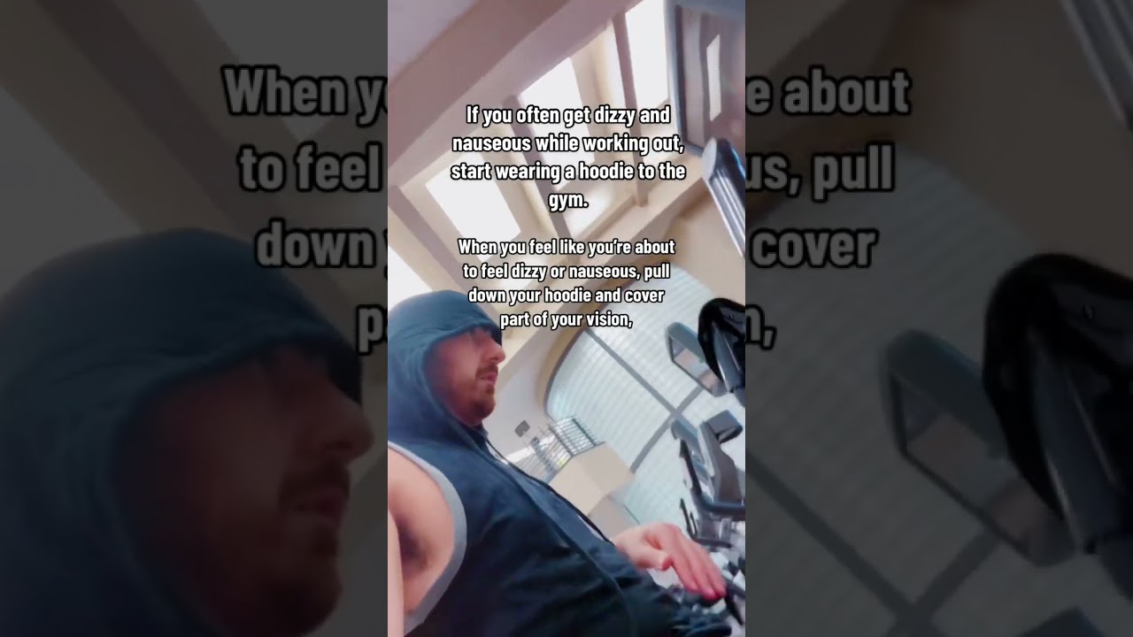 If you get dizzy or nauseous while working out, use this tip to reduce symptoms of BVD