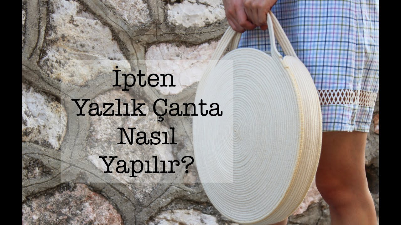 Kendin Yap İpten Yazlık Çanta Nasıl Yapılır? / Dıy How to Make a Summer Bag?