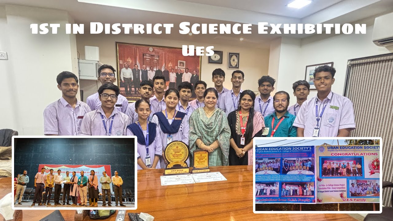 First In District Science Exhibition ❤️ | UES | Om Dhawale vlogs