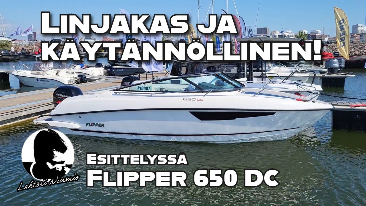 Flipper 650 DC 2025 + Mercury F150 - Veneen esittely