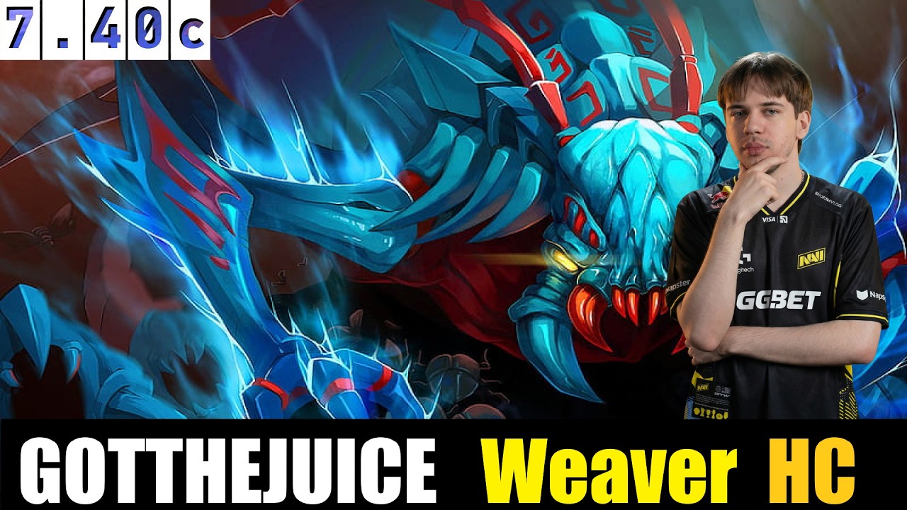🤯gotthejuice[ weaver ] HC 7.40c- DOTA 2 HIGHEST MMR MATCH#dota2gameplay  #dota2