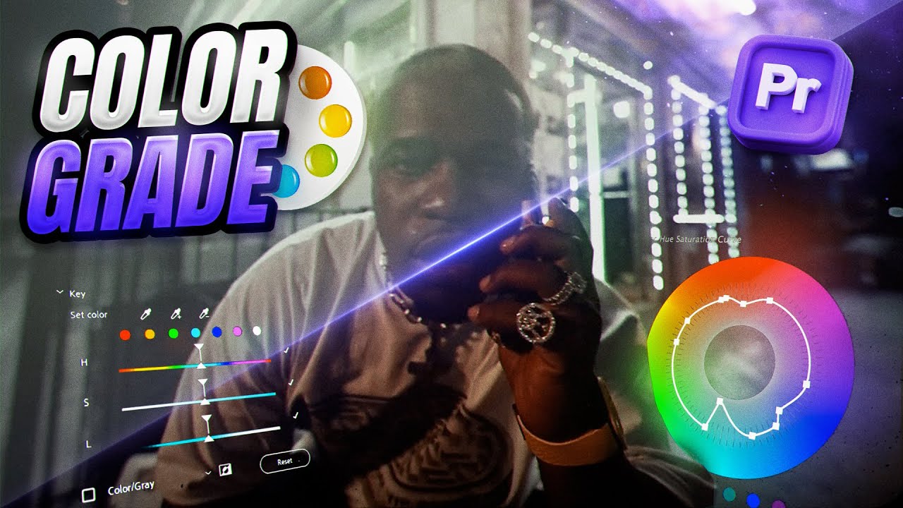 How to COLOR a MUSIC VIDEO!?! (color grade flat footage) + LUTs