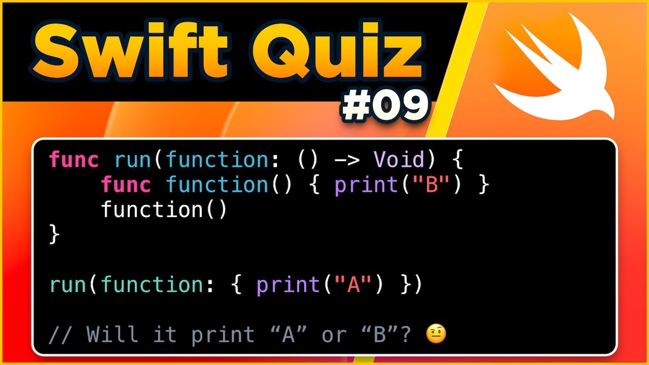 Swift Quiz #09 &ndash; Variable Shadowing