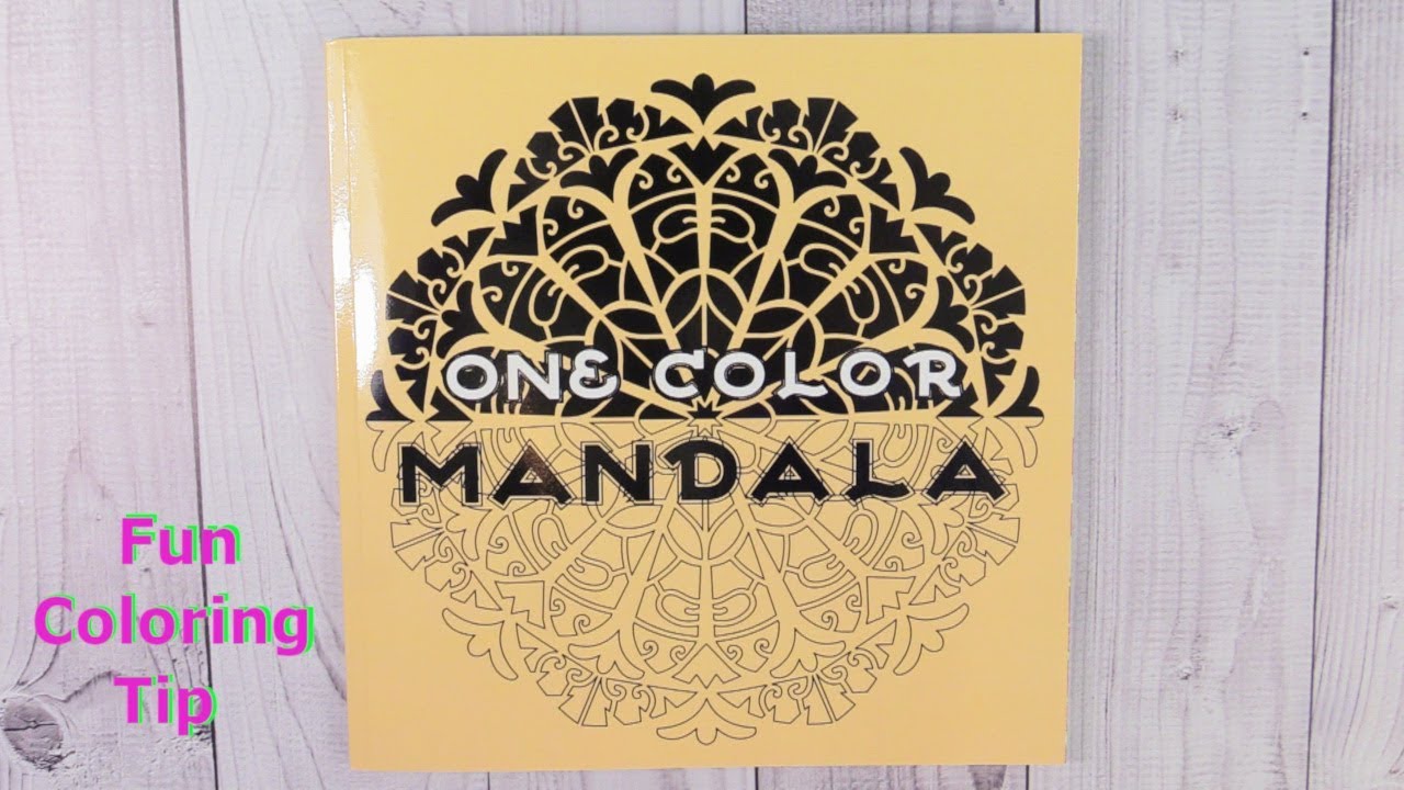 One Color Mandala Coloring Book Ideas + Completed Pages Sunlife Drawing | PaulAndShannonsLife