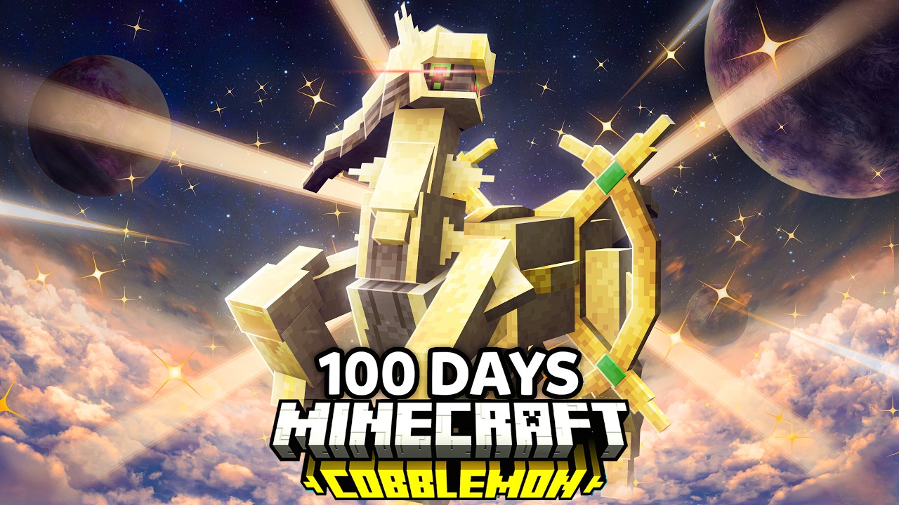 I Spent 100 Days as a SHINY MYTHICAL TRAINER in Pok&eacute;mon Minecraft Vs my Rival! (Duos Cobblemon)