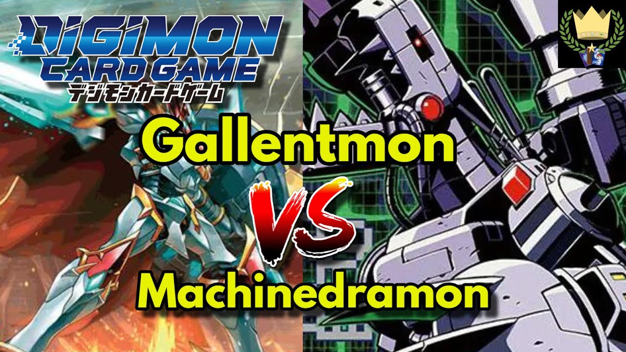 Digimon TCG: Gallentmon VS Machinedramon/Mugendramon (Местный финал) #digimon #digimoncardgame