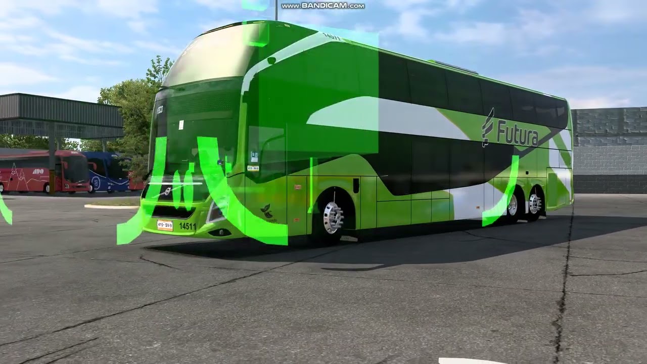 Volvo 9800 DD Efficient 2025 E6 ATS ETS2 1 55
